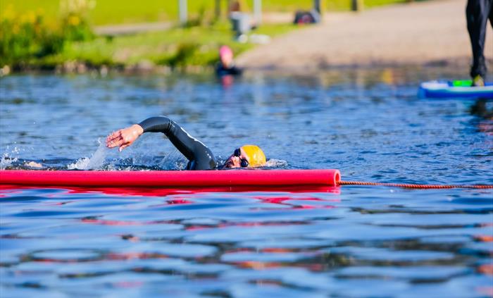The perfect place to enjoy open water swimming.